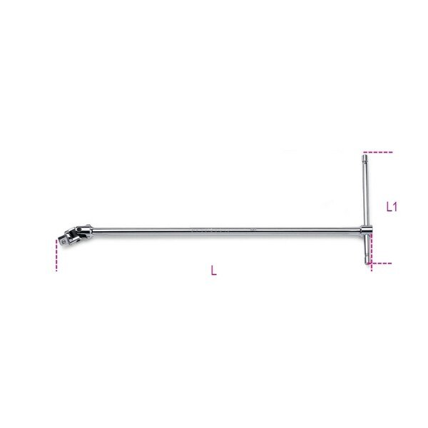 Swivel T-Handle, 1/4